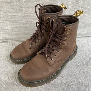 Dr. Martens Chocolate Brown Lace-Up Boots